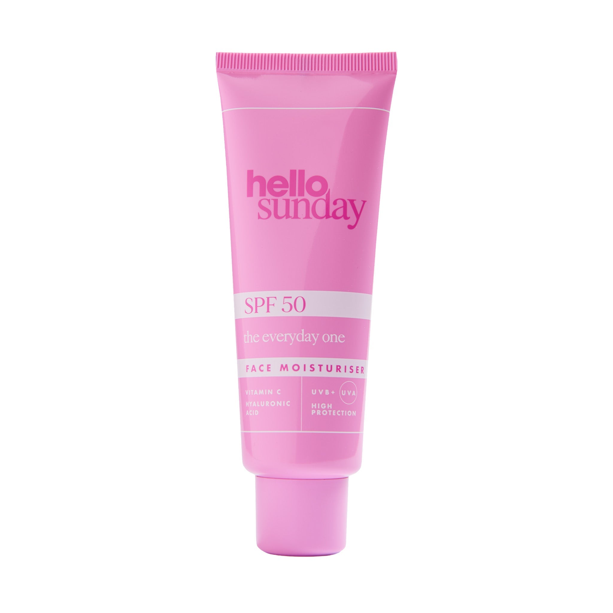 THE EVERYDAY ONE FACE MOISTURISER SPF 50 WITH HYALURONIC ACID