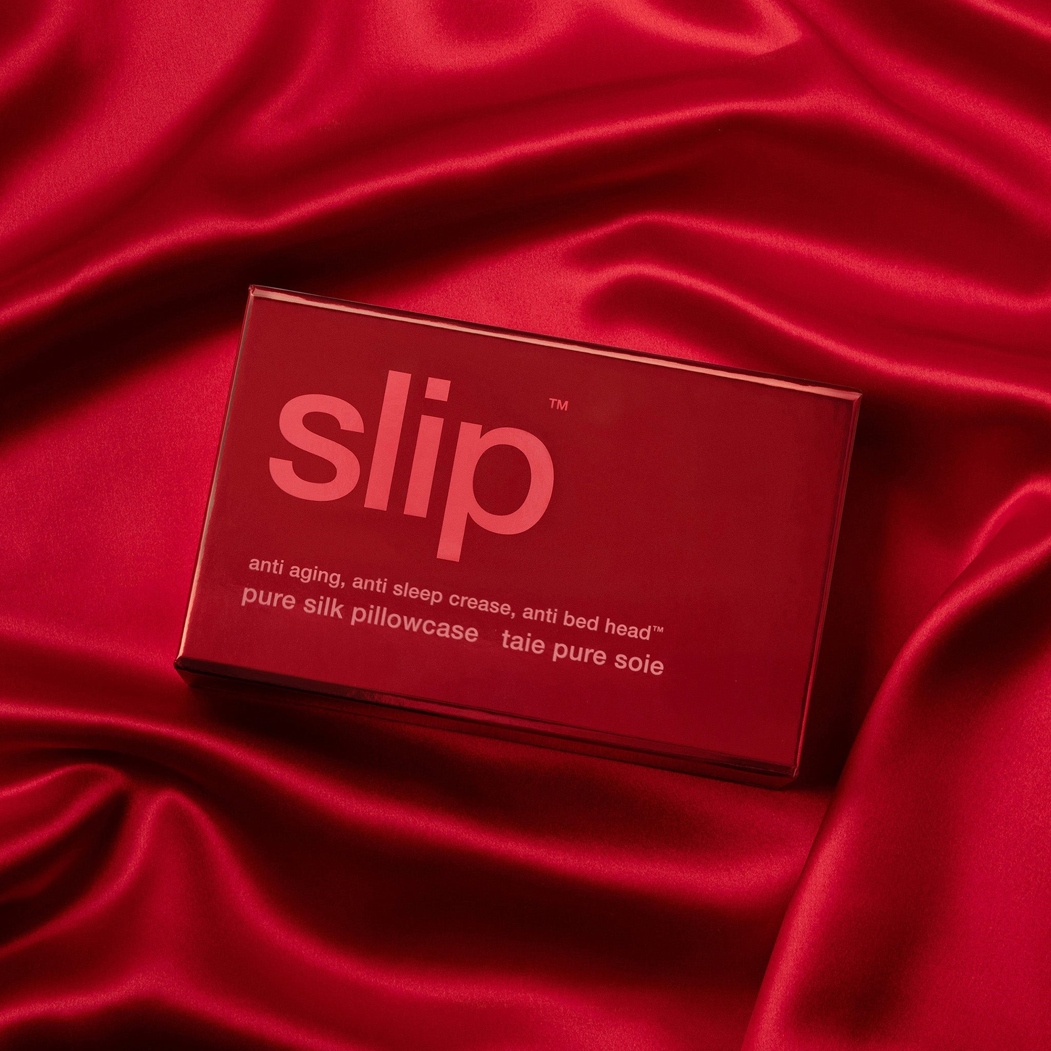 QUEEN ZIPPERED PILOWCASE - SCARLET